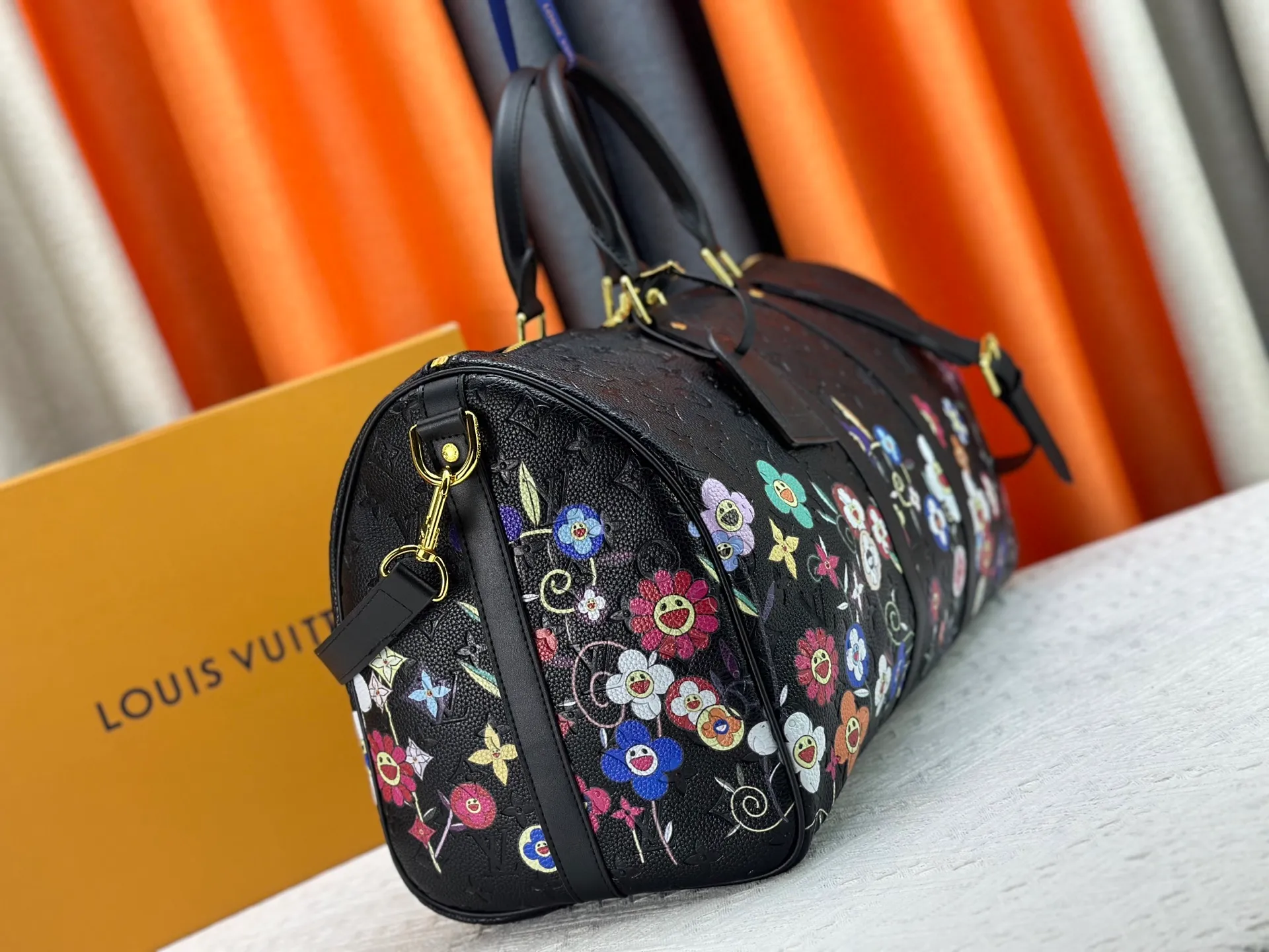 P360 new arrival M14182 M41416 LV2025 spring and summer joint model with Takashi Murakami Fashion is a cycle to celebrate the 20th anniversary of the joint brand Size: 50.0X27.0X20.0cm