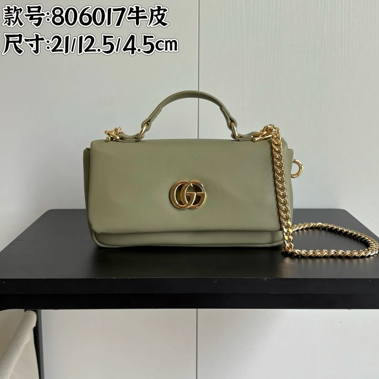 Actual shot #💰380 Style number: 806017 full cowhide Size: 21X height 12.5X side width 4.5 Upgraded original quality Original heavy hardware!