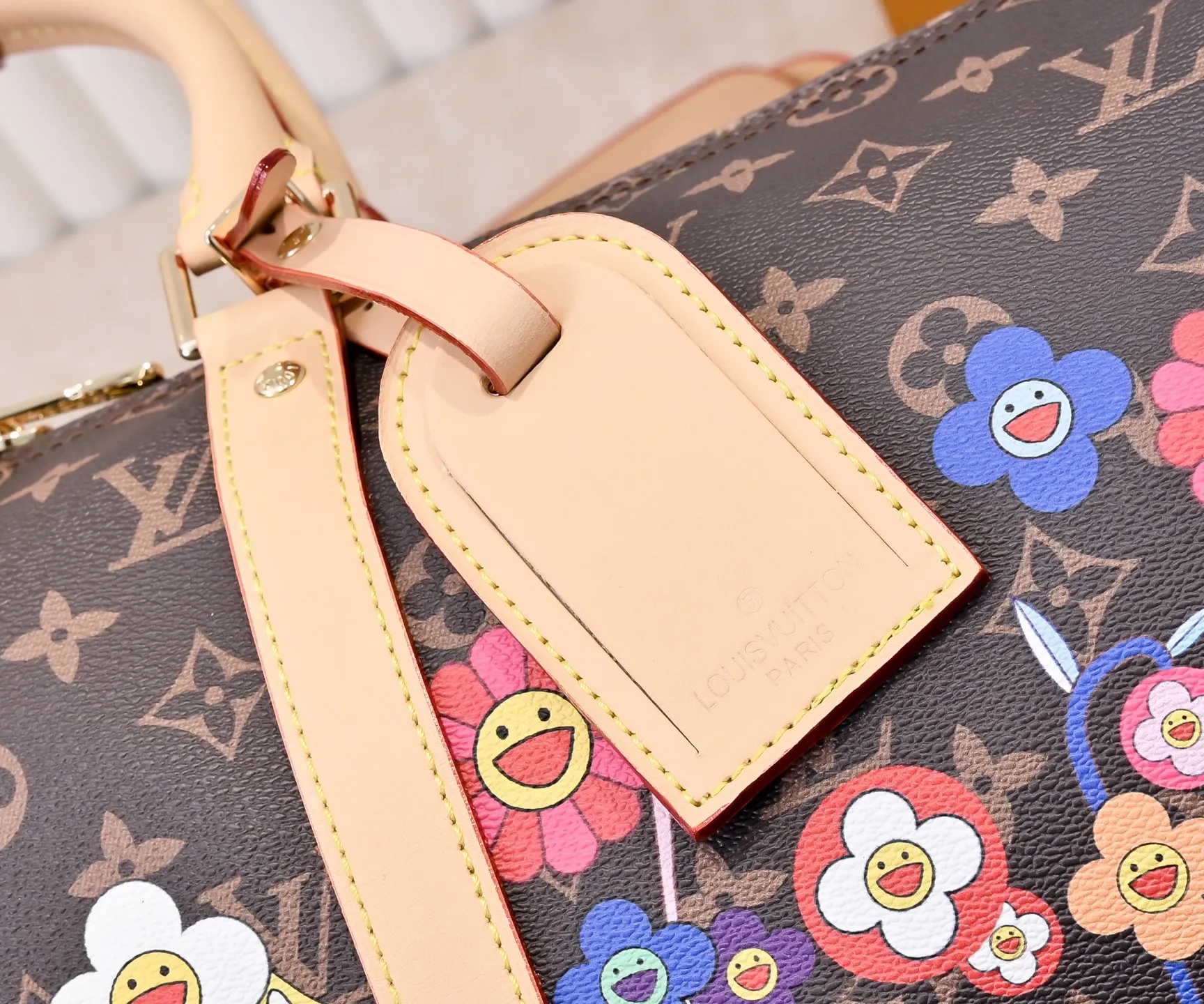 Batch 💰480 new arrivals M14182 41418 LV2025 spring and summer and Takashi Murakami joint model Fashion is a cycle to celebrate the 20th anniversary of the joint brand Size: 45.0X27.0X20.0cm