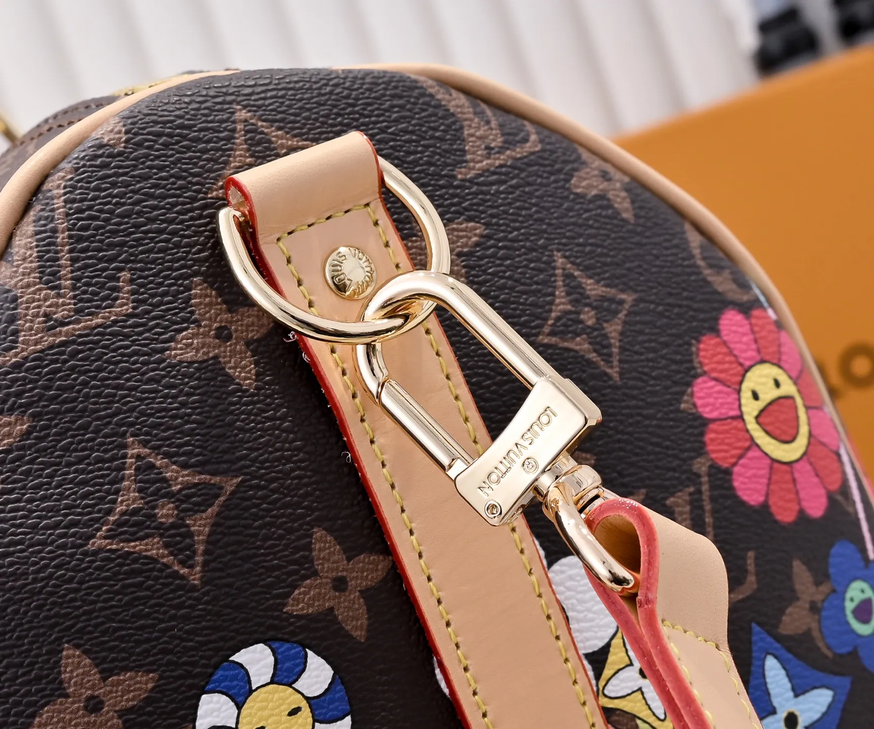Batch 💰480 new arrivals M14182 41418 LV2025 spring and summer and Takashi Murakami joint model Fashion is a cycle to celebrate the 20th anniversary of the joint brand Size: 45.0X27.0X20.0cm