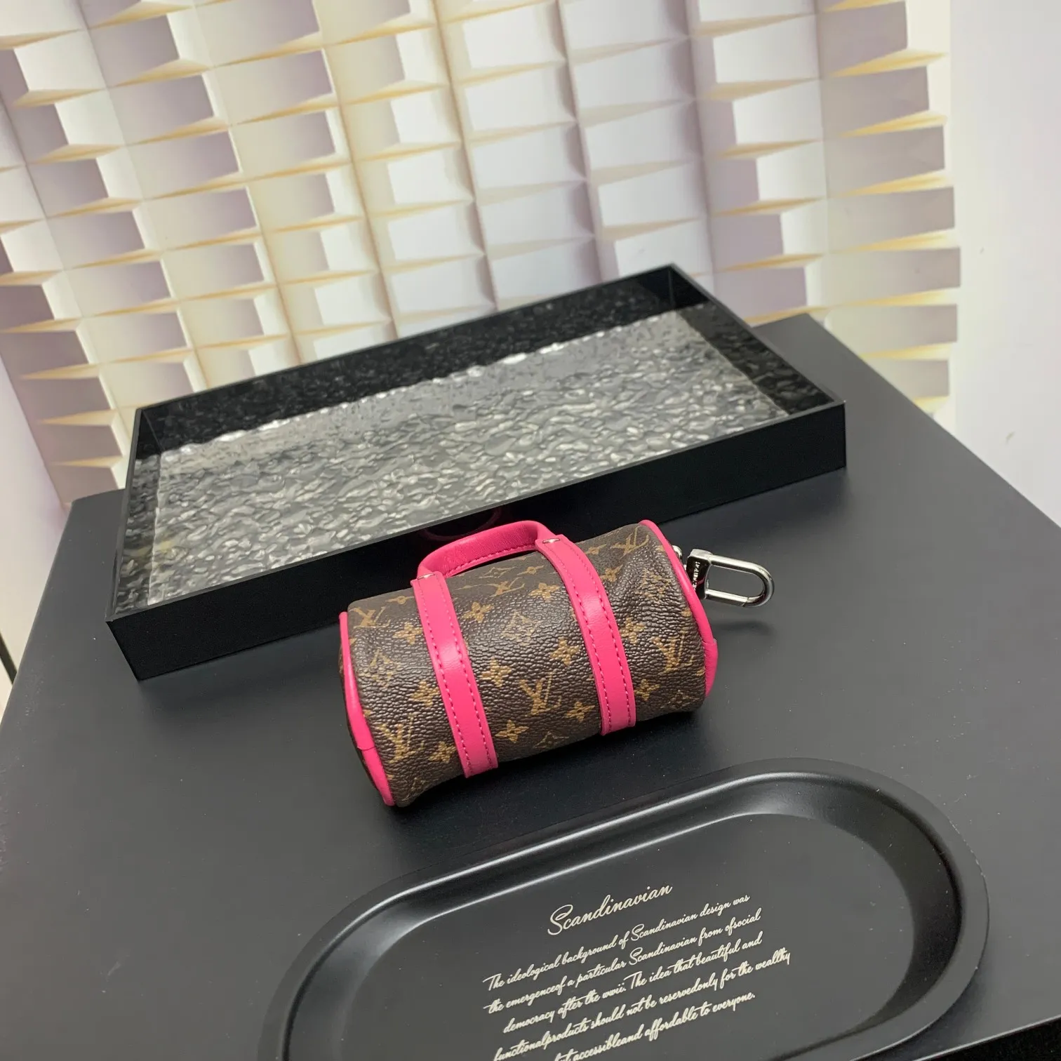 💰200 shipped😍 MINI KEEPALL bag charm and keychain ☀️Louis Vuitton Louis Vuitton lv mini pillow bag pendant ☀️This Mini Keepall bag charm and keychain condenses the classic handbag configuration, boldly showing the spirit of adventure. Monogram canvas with LV inscribed hook buckle, whether hung on a belt or handbag, its zipper closure and built-in keychain ensure secure storage