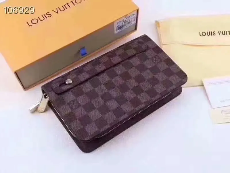P170 LV clutch bag M20012 Gram, brown, presbyopia, size 21/11, a must-have bag for men, practical for office and leisure, large capacity, welcome to order!