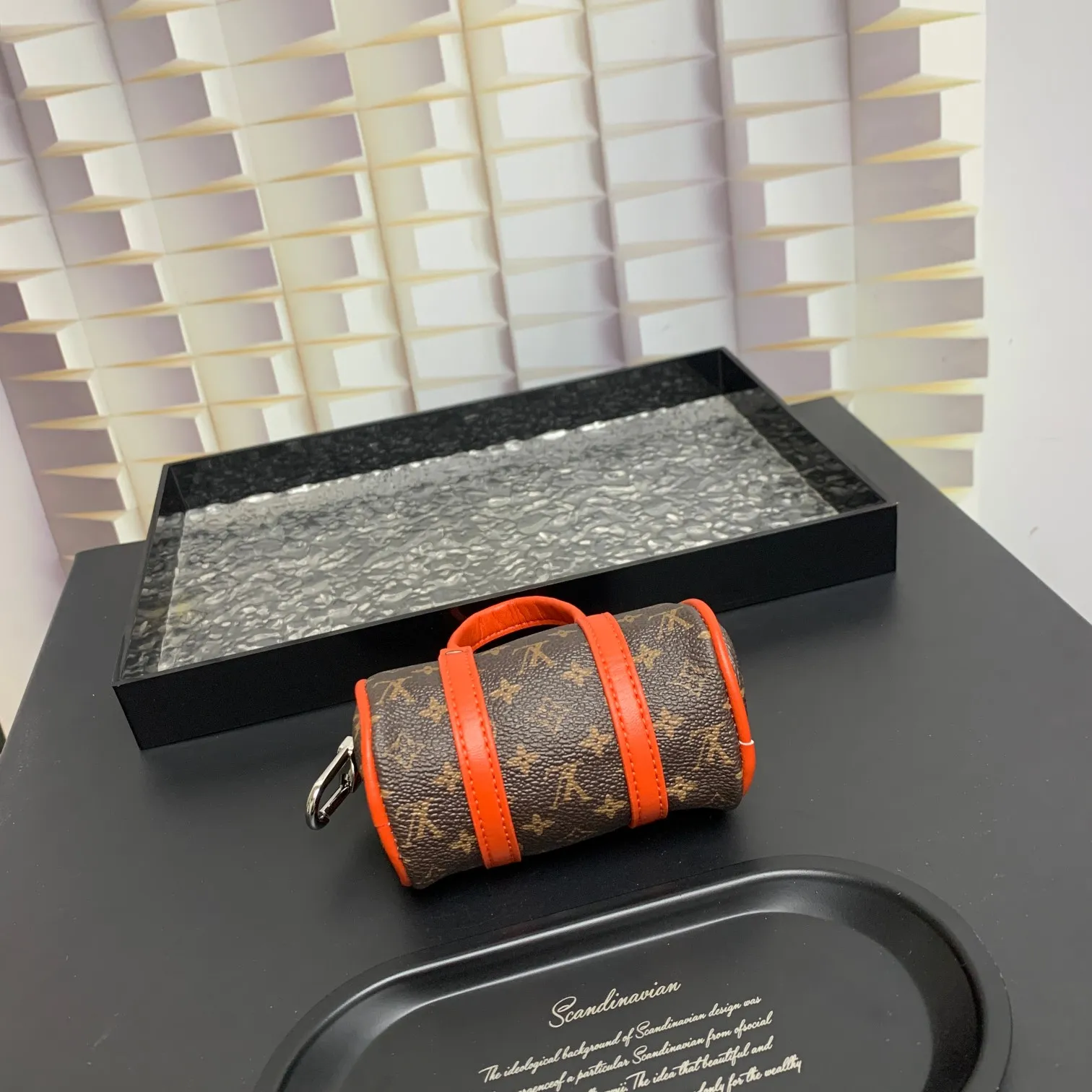 💰200 shipped😍 MINI KEEPALL bag charm and keychain ☀️Louis Vuitton Louis Vuitton lv mini pillow bag pendant ☀️This Mini Keepall bag charm and keychain condenses the classic handbag configuration, boldly showing the spirit of adventure. Monogram canvas with LV inscribed hook buckle, whether hung on a belt or handbag, its zipper closure and built-in keychain ensure secure storage