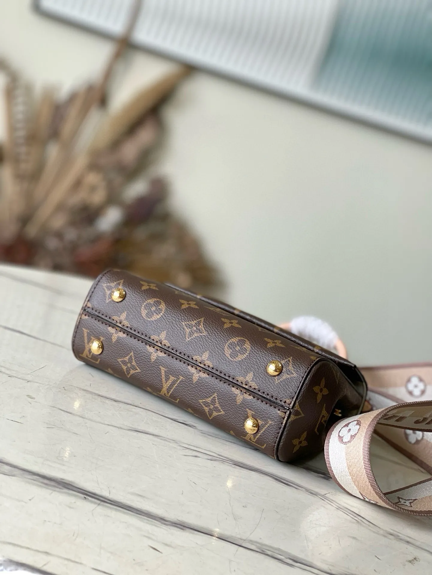 💰860 Top Original M46055 handbag’s pure structure and silhouette will never go out of style, and the strap adopts the bright colors that are popular nowadays. The Louis Vuitton logo declares the brand's identity, and the Cluny handbag is very practical and is an ideal business bag. The top handle can meet the different requirements of hand carry and elbow carry, and the removable shoulder strap can also meet the requirements of shoulder carrying. Magnetic clasp ensures safe storage of personal finances. 20x 16x 7.5cm
