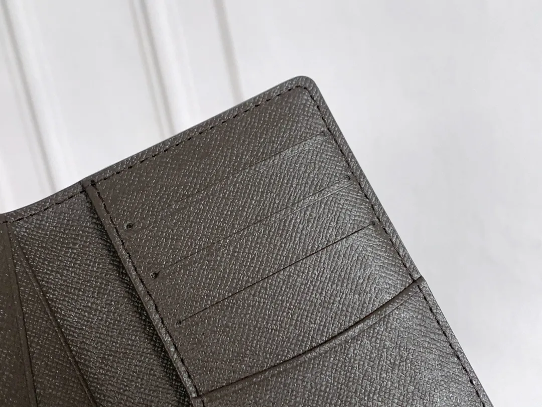 💰80 💎Small card holder Louis vuitton's pocket leather wallet has seven compartments, which can hold credit cards, bus cards, business cards, and even city maps. Damier canvas, leather-bound - two credit card compartments - four inner compartments - one outer compartment. ❤️ Model M63144 Size 7X11.