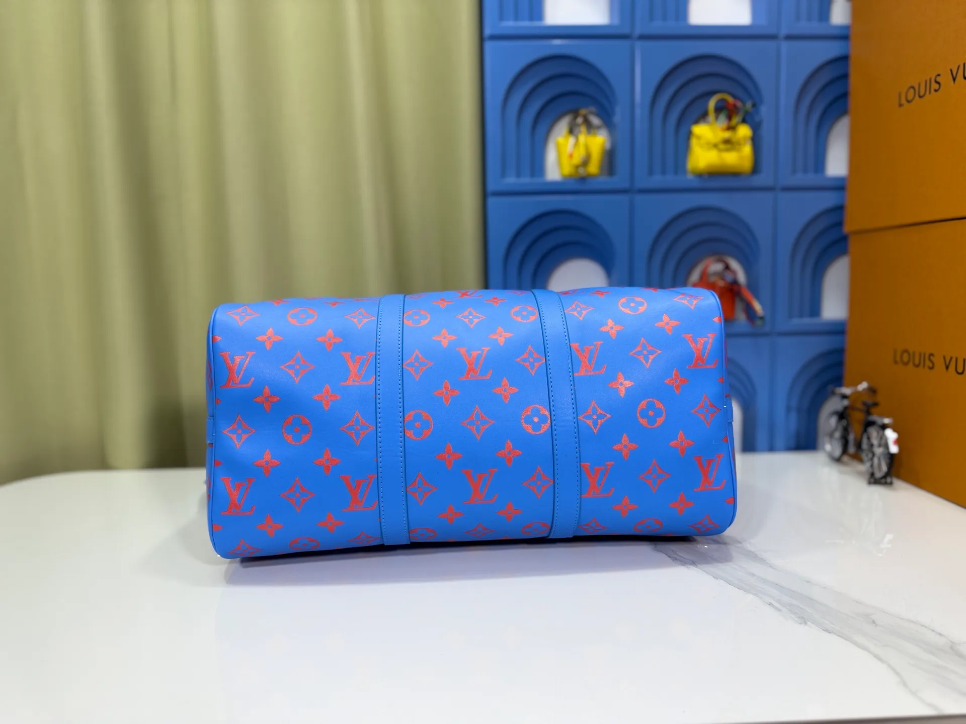 P340 M41418 New “louis vuitton’Iv travel bag travel bag louis vuitton High-definition hardware logo and inner compartment! Special lining. Smooth zipper and exquisite workmanship. A must-have for men. Size: 45x27x20.