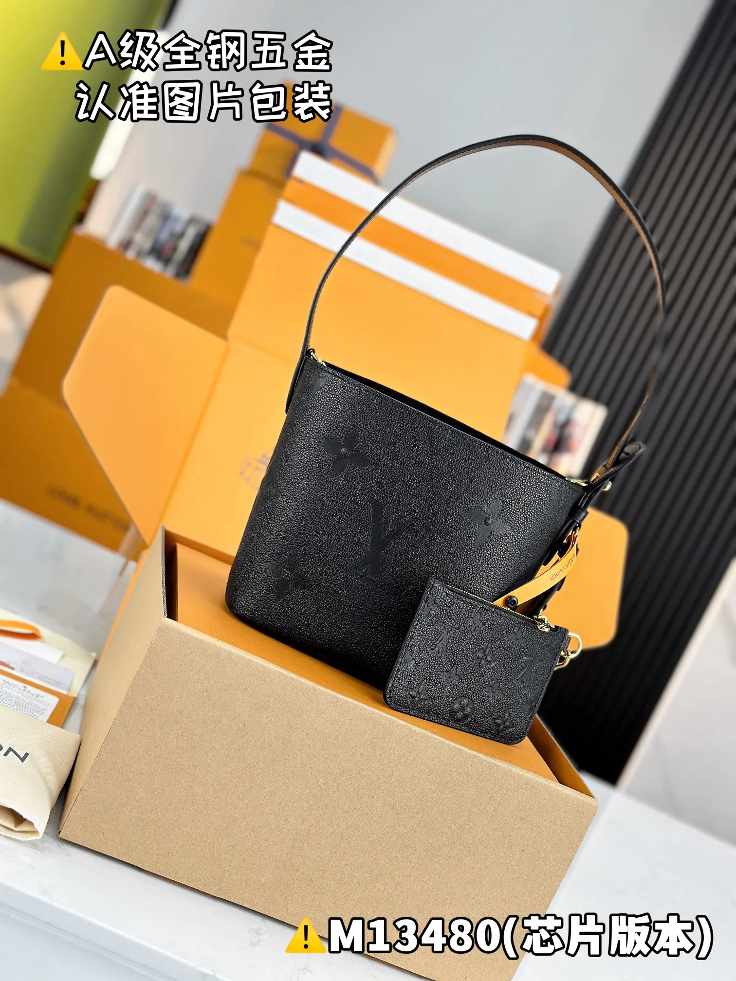 💰1960 [Authentic grade] [Special grade MB original leather] ALL IN BB handbag Model: M13480 Material: A+ grade all-steel hardware, imported original leather Packing: Full set of special grade duty-free MB packaging Dimensions: 18 x 12 x 16 cm