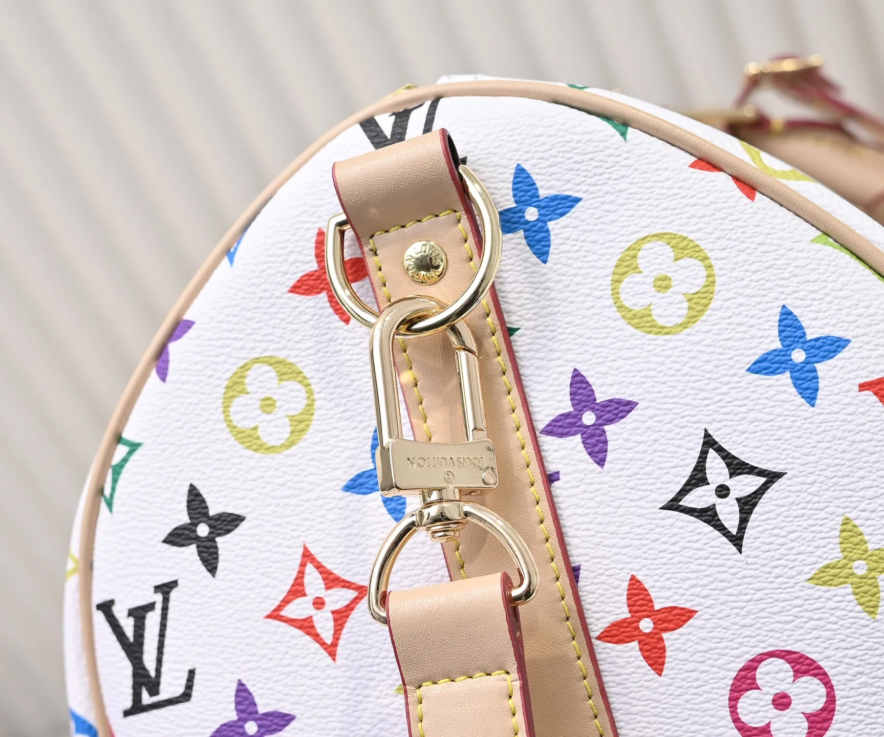 P💰440 new arrival M13745 41416 black color white color 33 color series LV2025 spring and summer and Takashi Murakami joint model Fashion is a cycle to celebrate the 20th anniversary of the joint name Size: 50.0X29.0X23.0cm