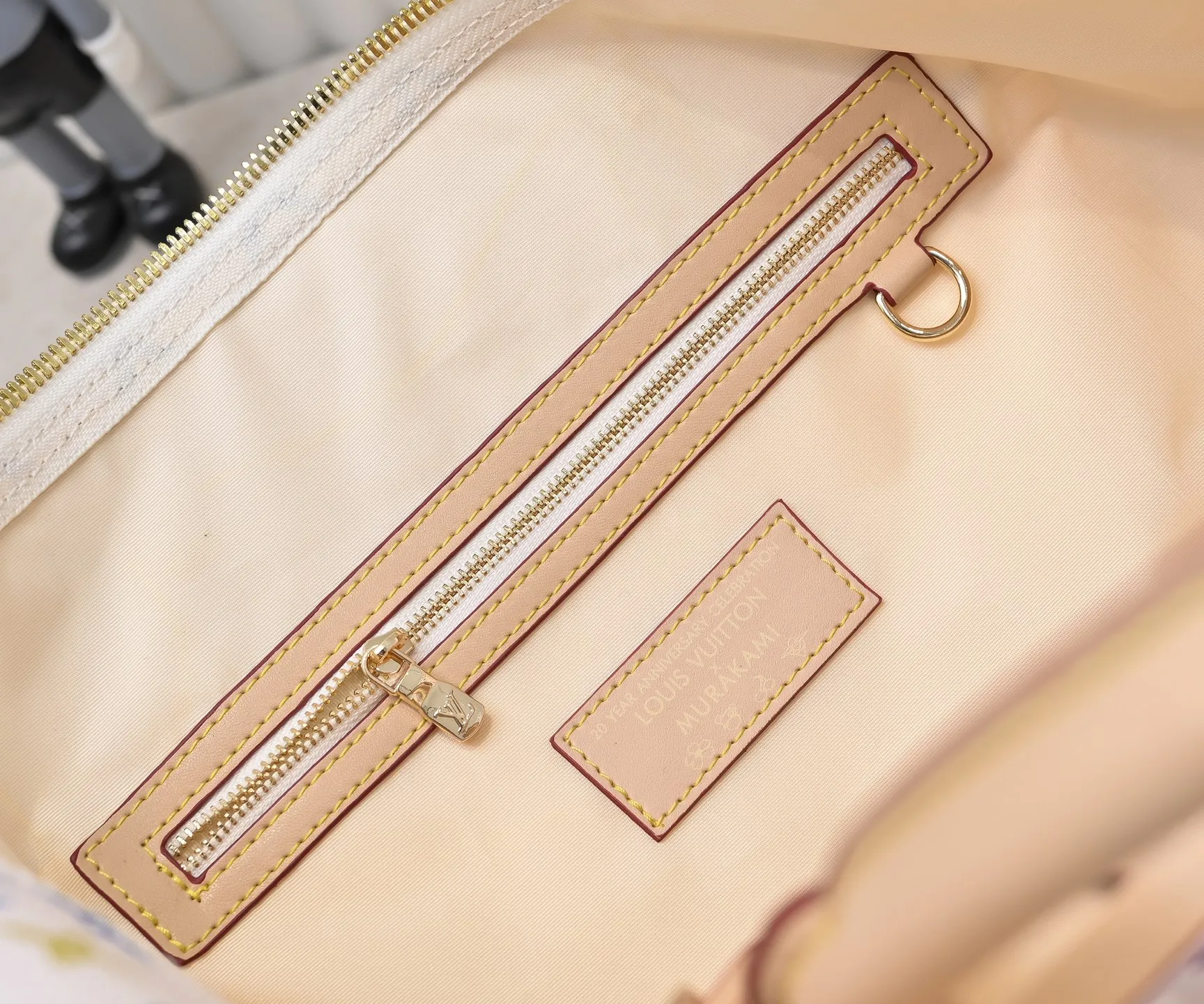 P💰440 new arrival M13745 41416 black color white color 33 color series LV2025 spring and summer and Takashi Murakami joint model Fashion is a cycle to celebrate the 20th anniversary of the joint name Size: 50.0X29.0X23.0cm