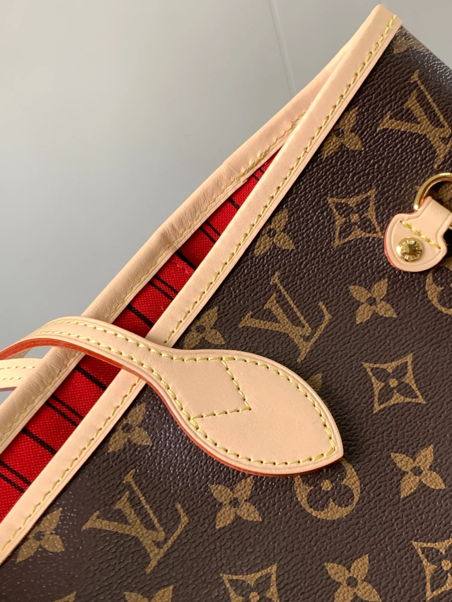 P1720 [Special grade MB original leather] NEVERFULL medium handbag Model: M41177 chip version Material: Grade A all-steel hardware, imported original fabric Packaging: Full set of original duty-free MB packaging Size: 31x28.5x17cm