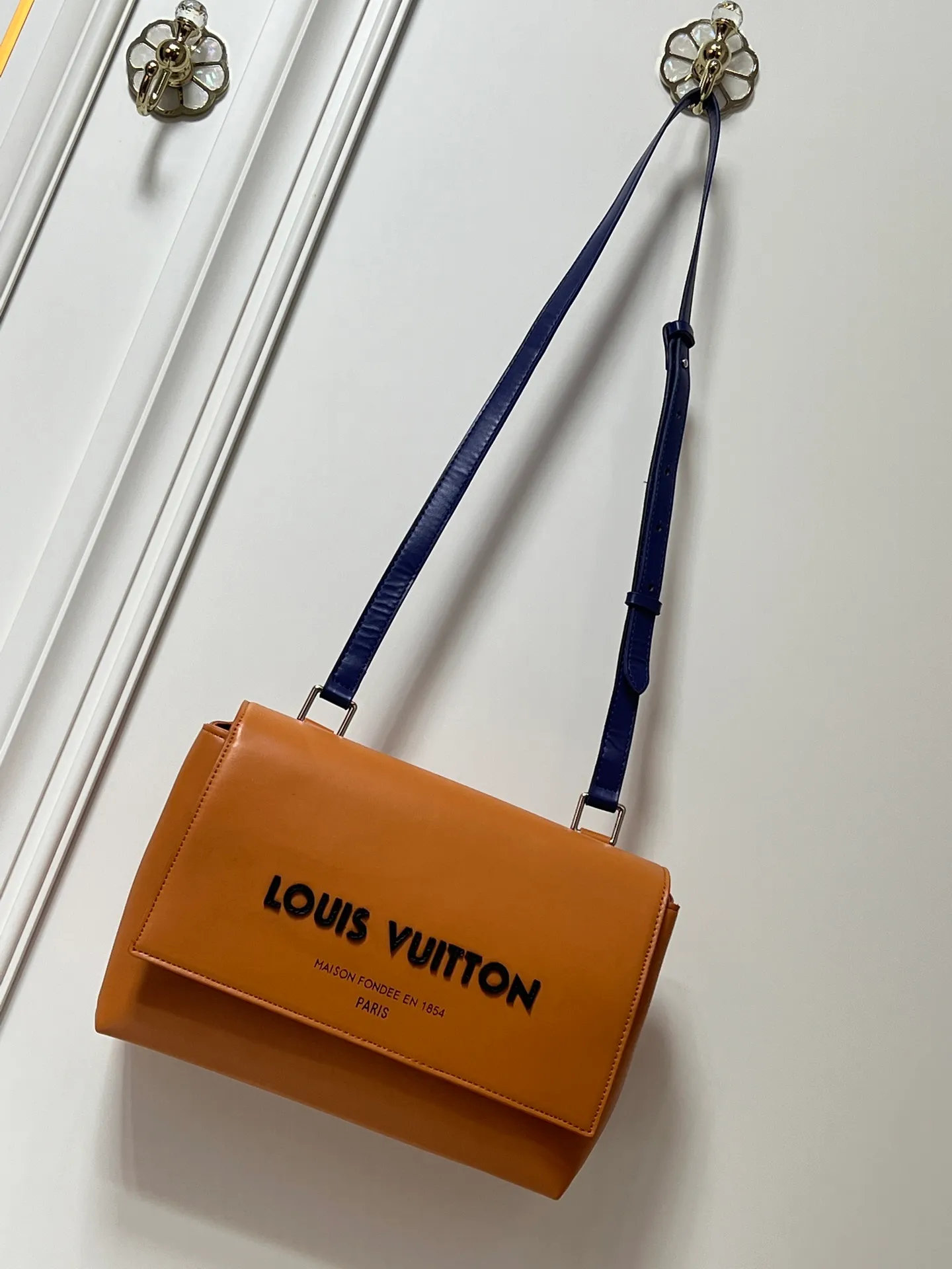 Batch 300💰M46018 Louis Vuitton's Pochette Metis embroidered messenger bag (orange style) belongs to LV's classic messenger bag series. It adopts an iconic design style and is both fashionable and practical. This orange version is particularly eye-catching and can easily become the focus of the eye in a match. Dimensions: 25x19x7 cm