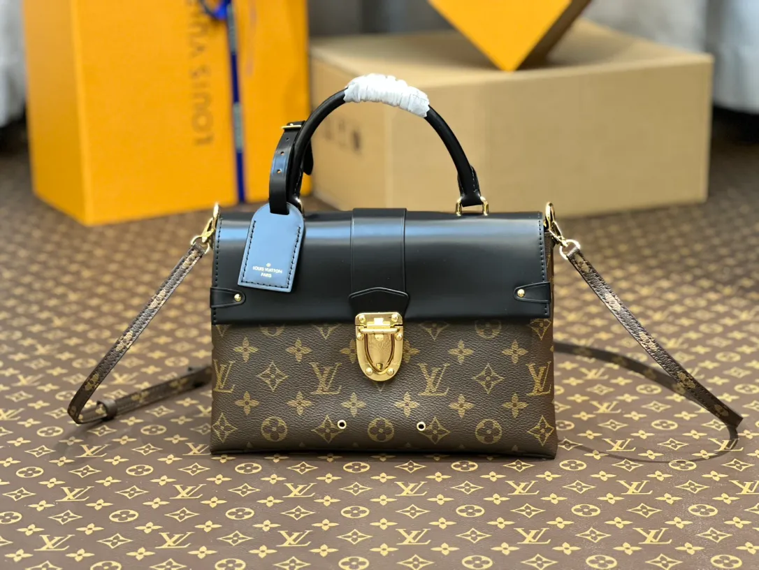 💰980 Top Original M43125 Presbyopia Messenger Bag Series Brand new One Handle flip handbag, its crisp and crisp lines and rich classic design details show its unique charm: equipped with suitcase-style locks, edges and LV name tags. A clever combination of Monogram canvas and Epi leather, a stylish and practical medium-sized urban handbag. Size:25.0×19.0×10.0cm