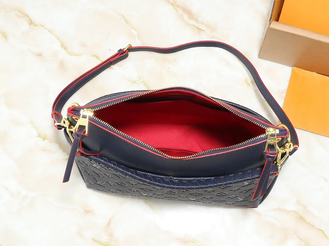 💰240💰Upgraded from the original M45522, 43170. This MONOGRAM canvas material is a new style of Melie handbag, a fashionable must-have item. Veau Cachemire leather material. Full leather embossed woven wrist double bag shopping bag. Lightweight and comfortable to carry. Unique vertical and narrow shape with modern style. Zipper pocket with metal engraved zipper puller for more personality. Size: 33x16x30cm