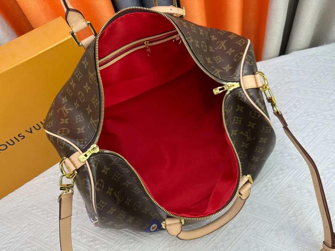 P380 new arrival M14182 M41416 LV2025 spring and summer joint model with Takashi Murakami Fashion is a cycle to celebrate the 20th anniversary of the joint brand Size: 45.0X27.0X20.0cm