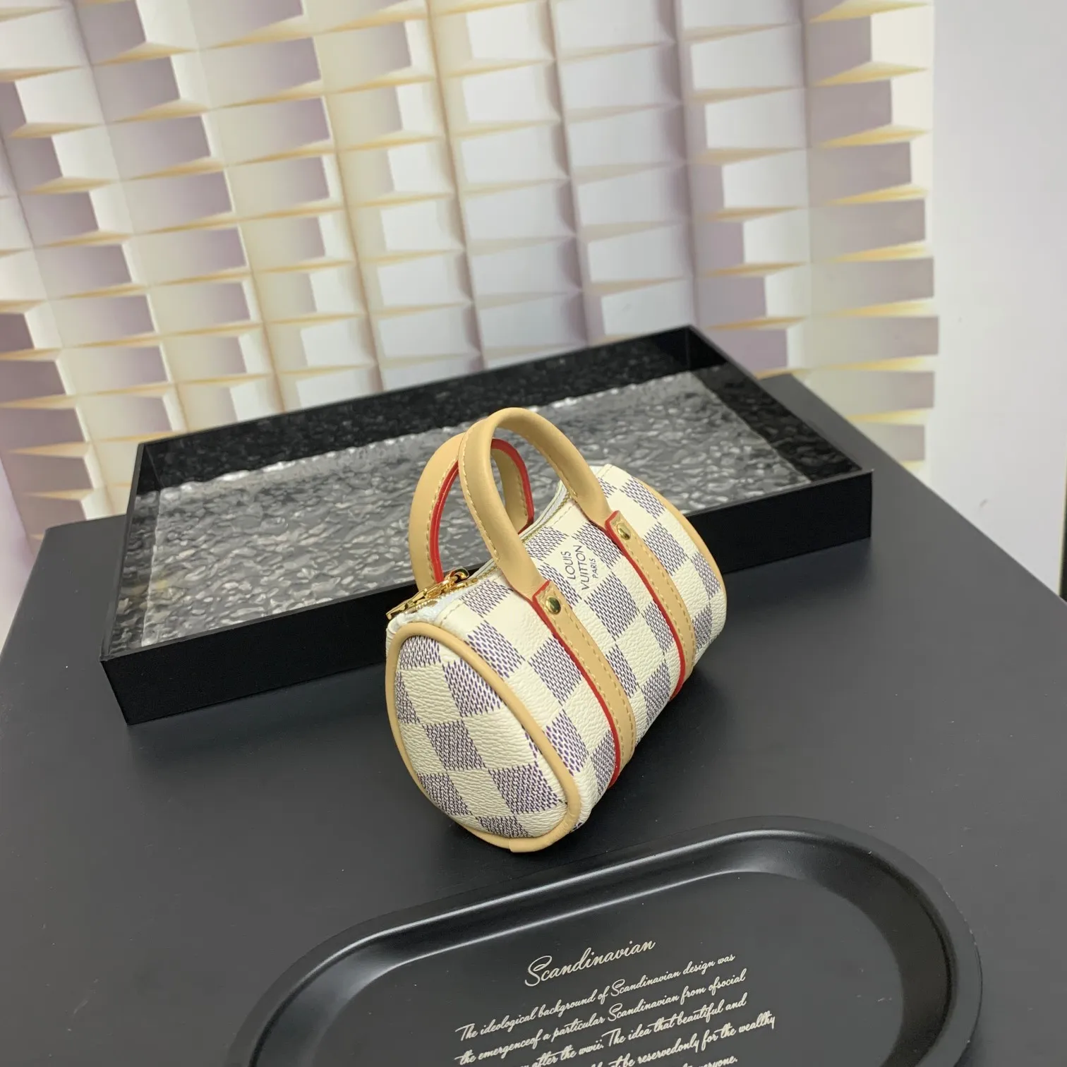 💰200 shipped😍 MINI KEEPALL bag charm and keychain ☀️Louis Vuitton Louis Vuitton lv mini pillow bag pendant ☀️This Mini Keepall bag charm and keychain condenses the classic handbag configuration, boldly showing the spirit of adventure. Monogram canvas with LV inscribed hook buckle, whether hung on a belt or handbag, its zipper closure and built-in keychain ensure secure storage