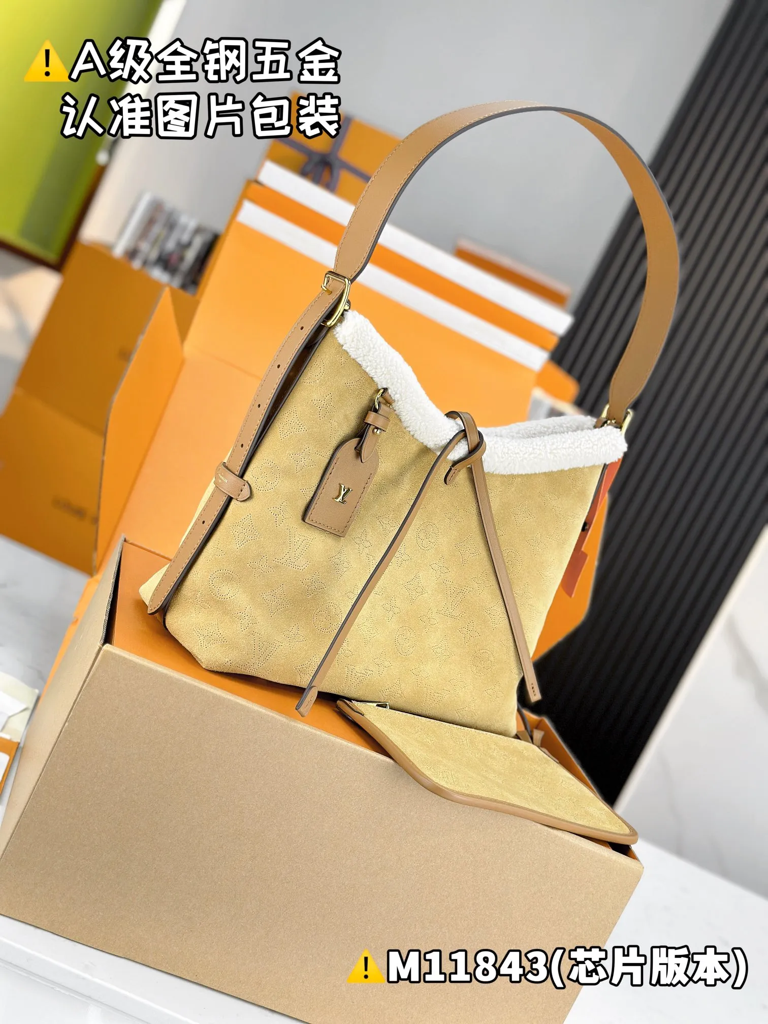 💰2240 [Authentic Grade] [Super Grade MB High Elastic Fabric] CARRYALL Small Handbag Model: M11843 Material: A+ grade all-steel hardware, imported high elastic fabric Packaging: Full set of special grade duty-free MB packaging Size: 24 x 12 x 29 cm