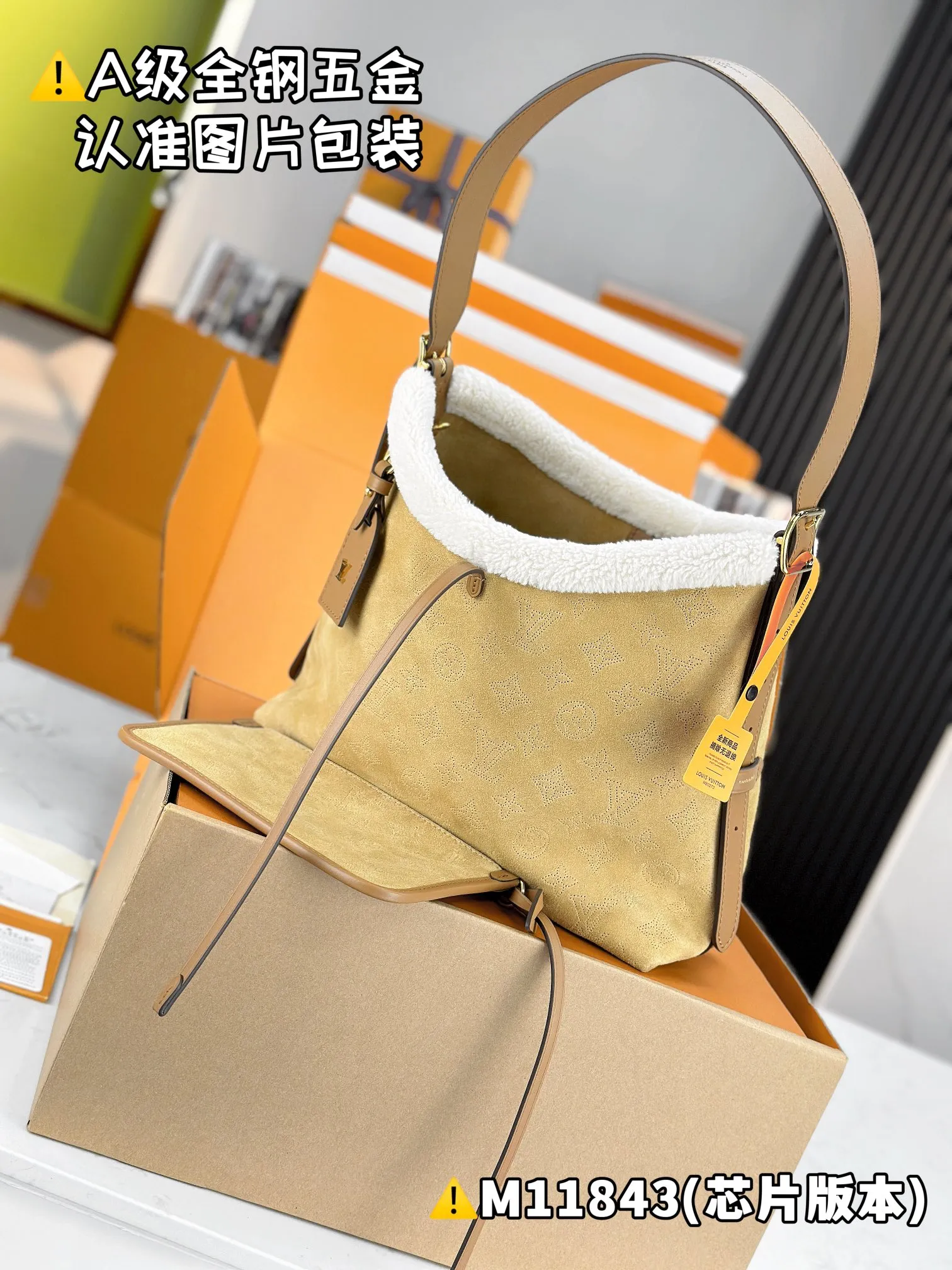 💰2240 [Authentic Grade] [Super Grade MB High Elastic Fabric] CARRYALL Small Handbag Model: M11843 Material: A+ grade all-steel hardware, imported high elastic fabric Packaging: Full set of special grade duty-free MB packaging Size: 24 x 12 x 29 cm