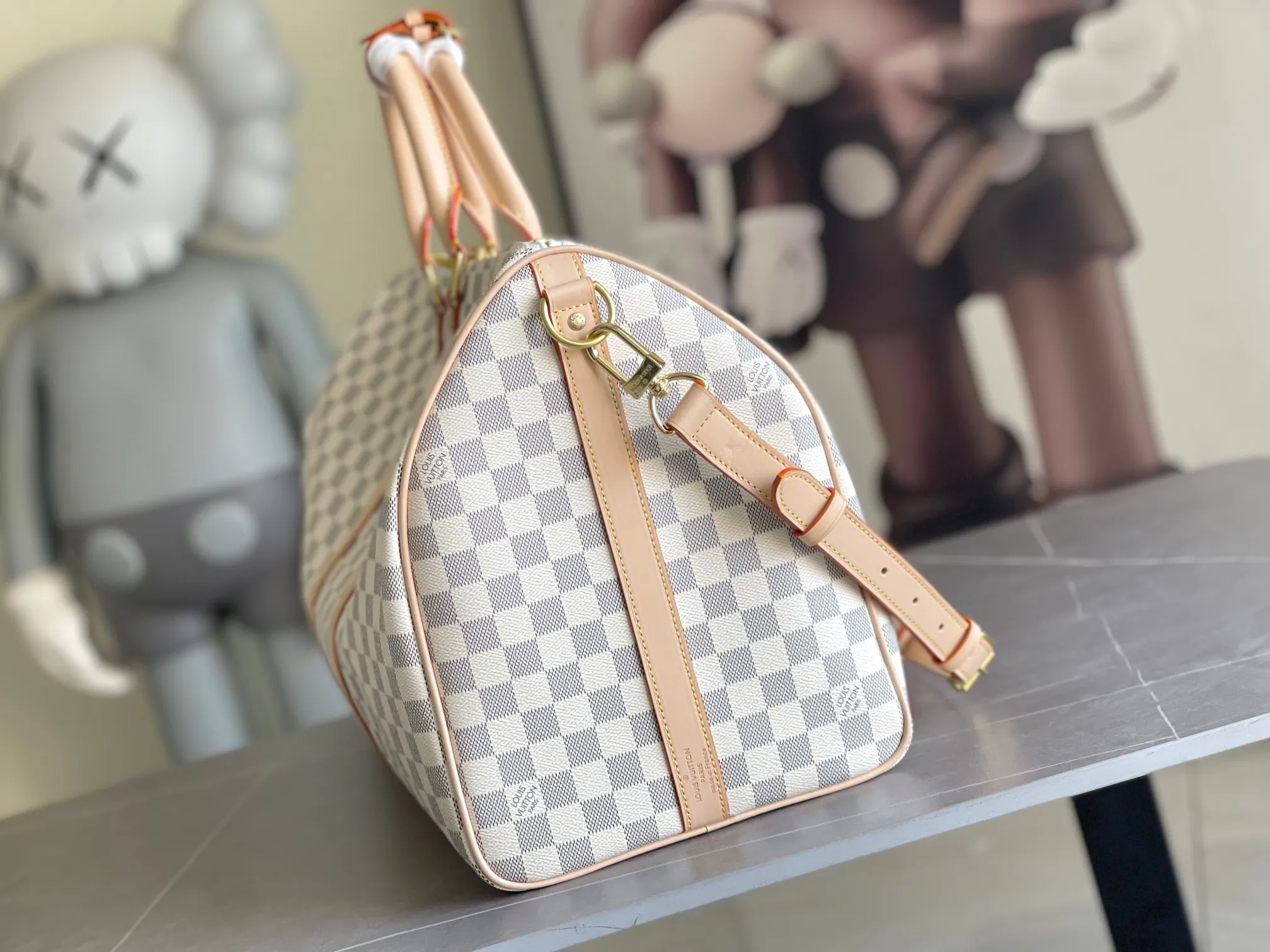 💰960 Top original order M41418 M41416 M41414 Keepall is a classic in the travel bag series. This medium-sized Keepall is made of Monogram canvas, has a spacious capacity, and is equipped with a detachable leather shoulder strap. Dimensions: 45.0 x 27.0 x 20.0 cm, 50cm, 55cm