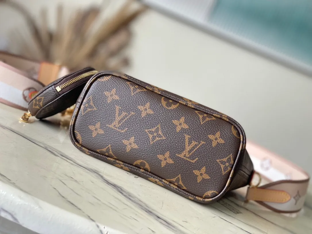 💰880 Top Original Order M46705 Presbyopia This Neverfull BB handbag combines classic design with iconic details. Made from Damier Ebene canvas, lined with colorful fabric and trimmed with cowhide leather, it's roomy without being bulky. Tighten the sides for a trendy look, and stretch them for a casual look. Features a slim, comfortable handle for shoulder or elbow carry. Detachable bag can be used as a clutch or pocket. Detailed features: 24x14x9cm (length x height x width)