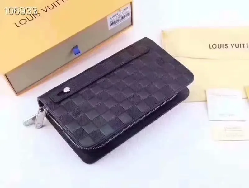 P170 LV clutch bag M20012 Gram, brown, presbyopia, size 21/11, a must-have bag for men, practical for office and leisure, large capacity, welcome to order!