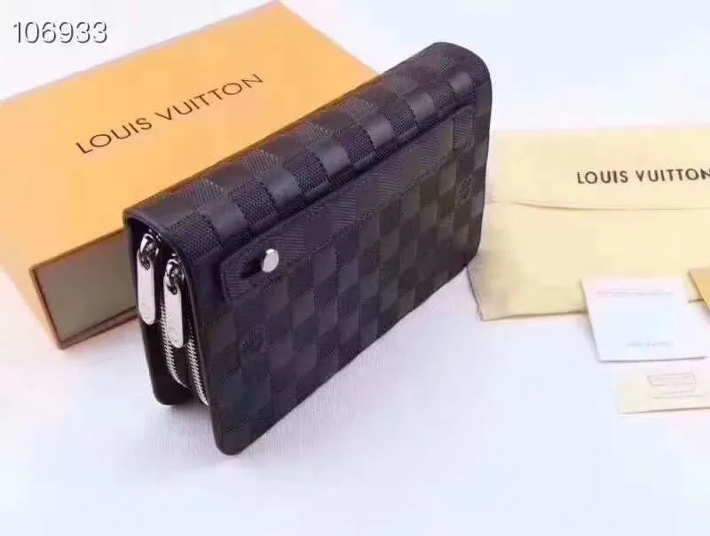 P170 LV clutch bag M20012 Gram, brown, presbyopia, size 21/11, a must-have bag for men, practical for office and leisure, large capacity, welcome to order!