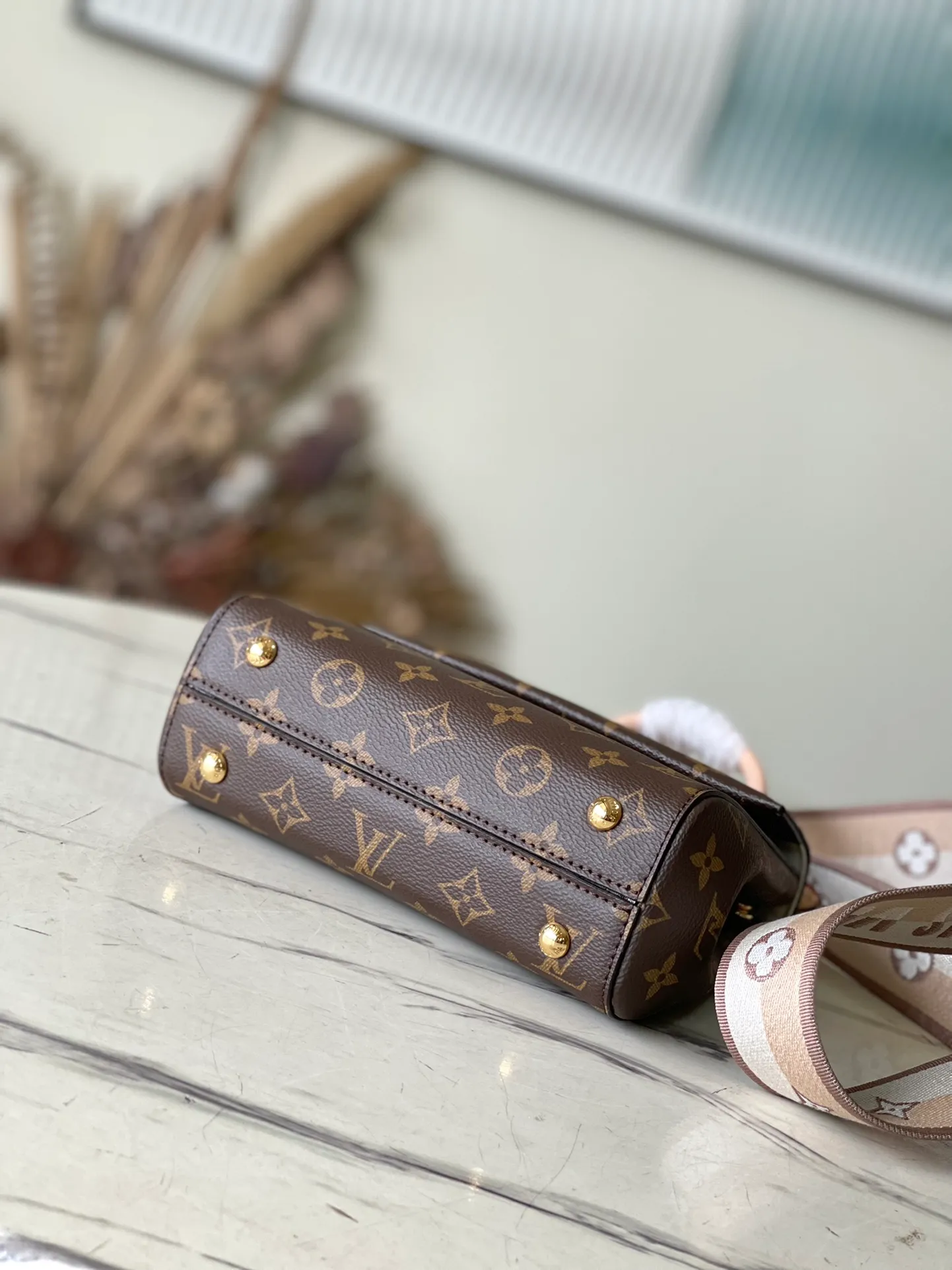 💰800 Top Original M46055 handbag’s pure structure and silhouette will never go out of style, and the strap adopts the bright colors that are popular nowadays. The Louis Vuitton logo declares the brand's identity, and the Cluny handbag is very practical and is an ideal business bag. The top handle can meet the different requirements of hand carry and elbow carry, and the removable shoulder strap can also meet the requirements of shoulder carrying. Magnetic clasp keeps personal finances safely stored. 20x 16x 7.5cm