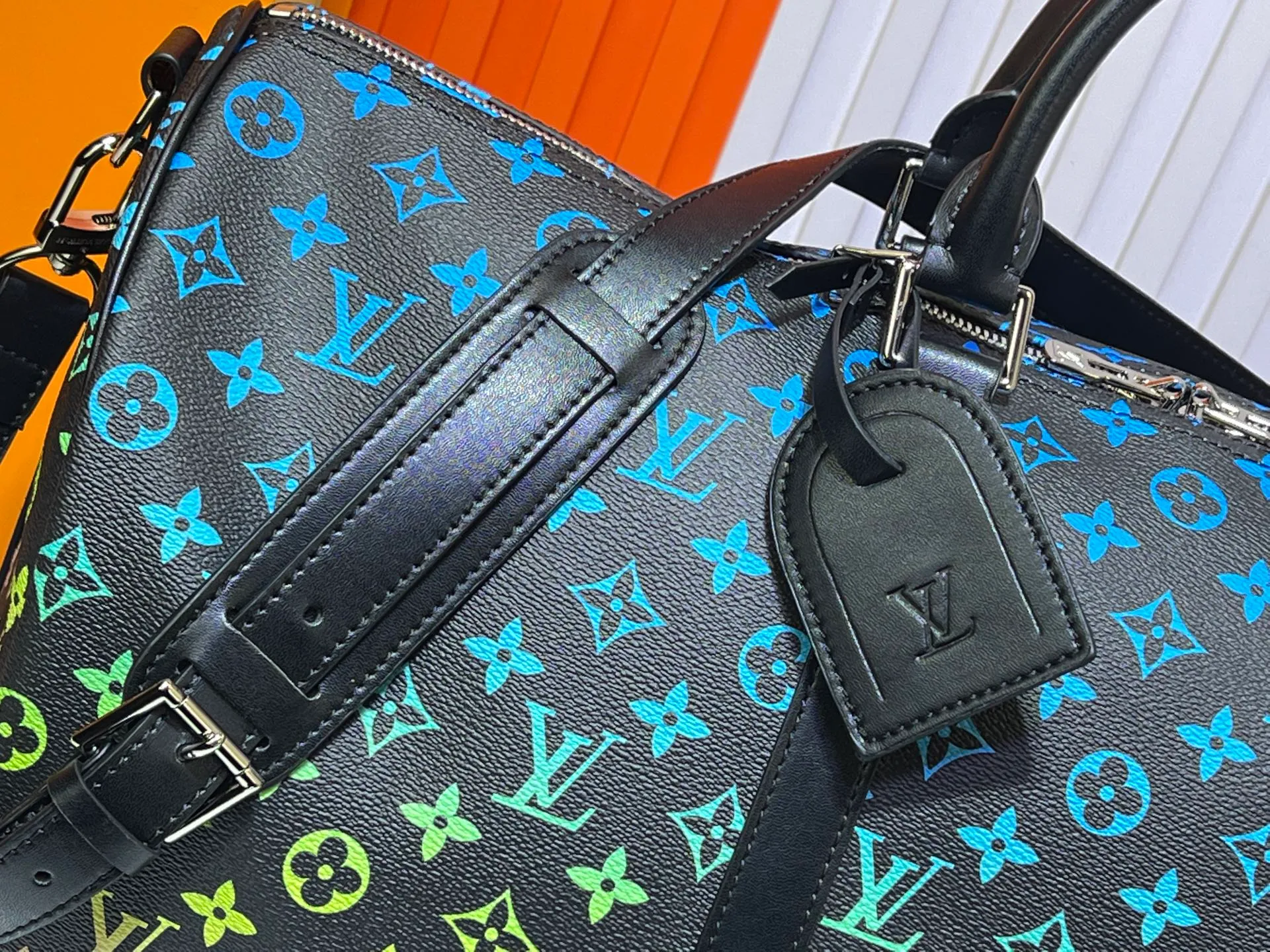 Batch 420💰New arrival M13745 41416 Gradient three-color series LV2025 spring and summer and Takashi Murakami joint model Fashion is a cycle to celebrate the 20th anniversary of the joint brand Size: 50.0X29.0X23.0cm