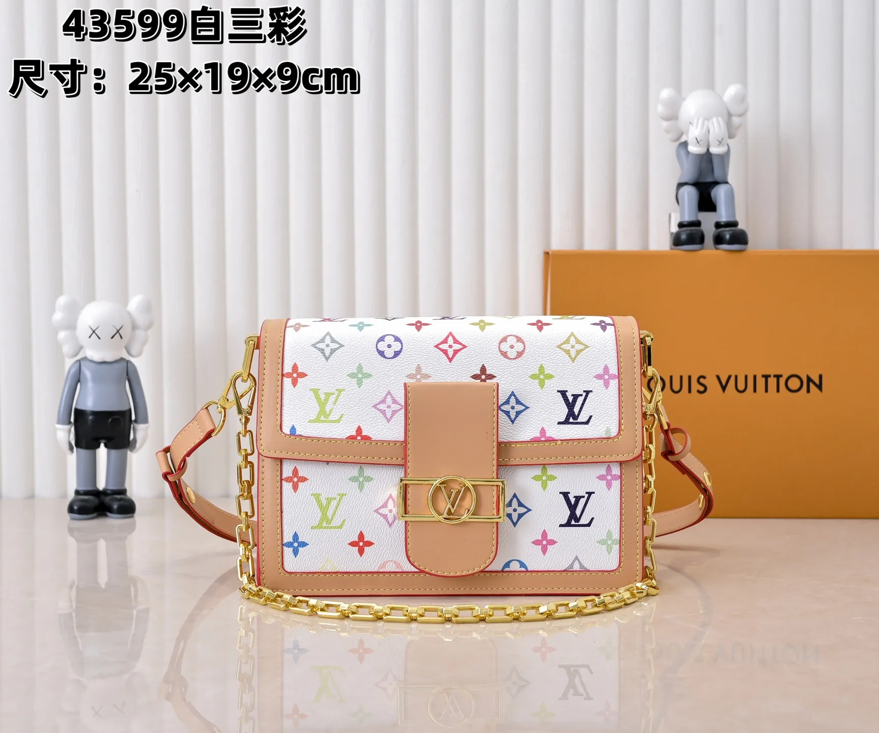 Batch 400💰Murakami Takahiro three-color Daphne upgraded version💥Louis Vuitton 22025 early spring messenger bag M43599/44391/44580 color matching latest version shipped Métis The compact shape of the handbag exudes an elegant atmosphere. Presbyopia and cowhide, made of soft Monogram canvas, compact in size and equipped with multiple practical pockets and compartments. Large size:25x19x9cm
