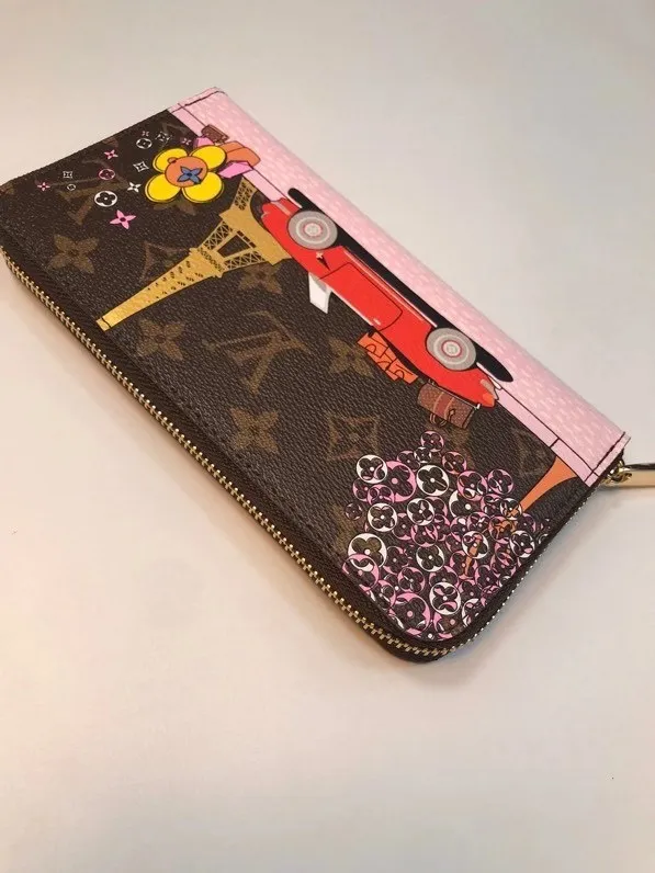 P150💰 M80857M60017 Japan limited wallet "Gibby Wallet", printed with Louis Vuitton's cute mascot "Vivian" illustration on single gram canvas. Brightly colored kites and cute mascots are combined, embellished with tiny single flowers. This is a collectible item that is perfect as a gift for those who love singles. Size: 19x 12.5x 3.0cm, 🎁🎁