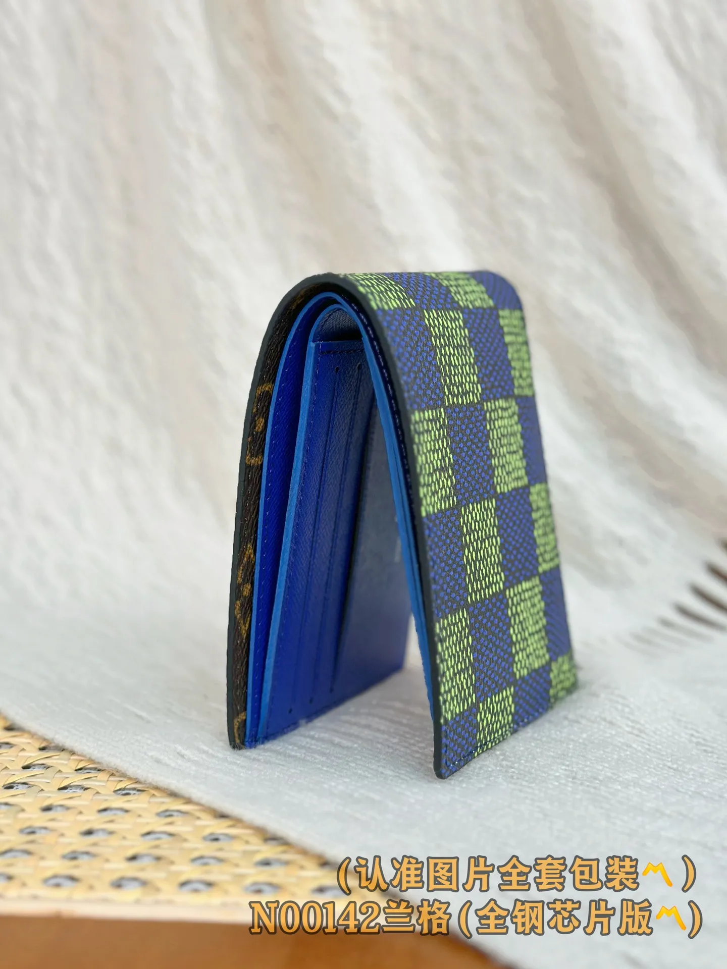 💰580 [Genuine grade] [Special grade MB all-steel high-elastic fabric] N00142 Lange short clip (〽️A-grade all-steel version〽️) personalized customization, 163 transcoding chip! This Multiple wallet is made of Monogram denim canvas, LVers Damier, and has multiple pockets for credit cards, banknotes, and invoices. 11.5 x 9 x 1.5 cm (length x height x width).