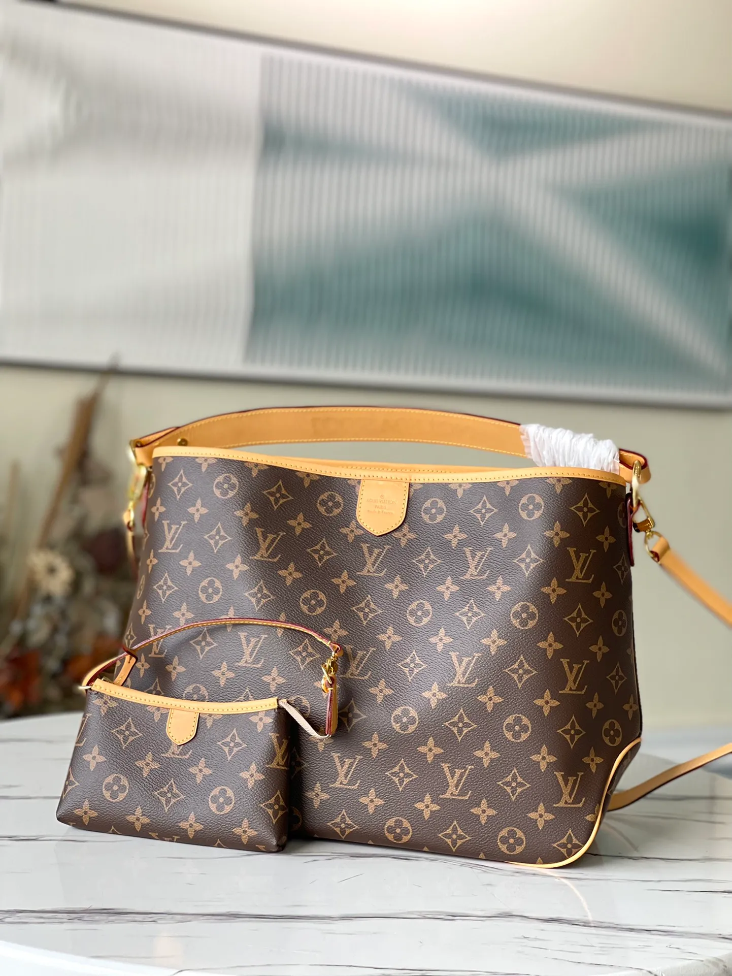 💰860 Top original order M40352 small size Internet celebrity popular second-hand bag GRACEFUL shopping bag with shoulder strap. Original monogram canvas texture with all-steel hardware. Exquisite pattern. Fashionable. Suitable for mixing and matching of various styles. Lightweight and super large capacity design. Lightweight and practical. Detailed features - 46 × 30.0 × 13cm