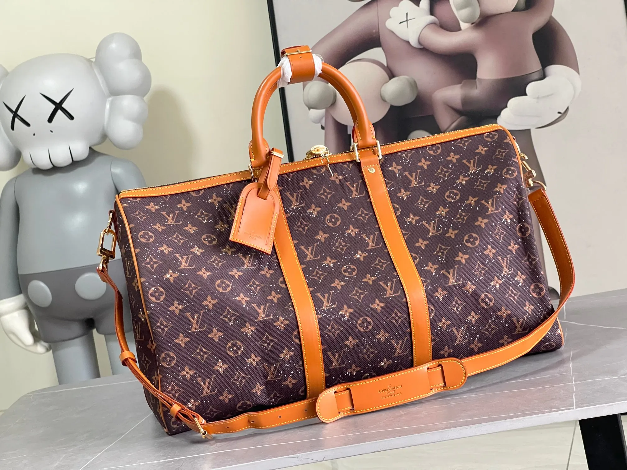 💰1340 Top original order new model arrived M13977 transcoding chip canvas series LV2025 spring and summer and Takashi Murakami joint model Fashion is a cycle to celebrate the 20th anniversary of the joint brand Size: 50.0X29.0X23.0cm