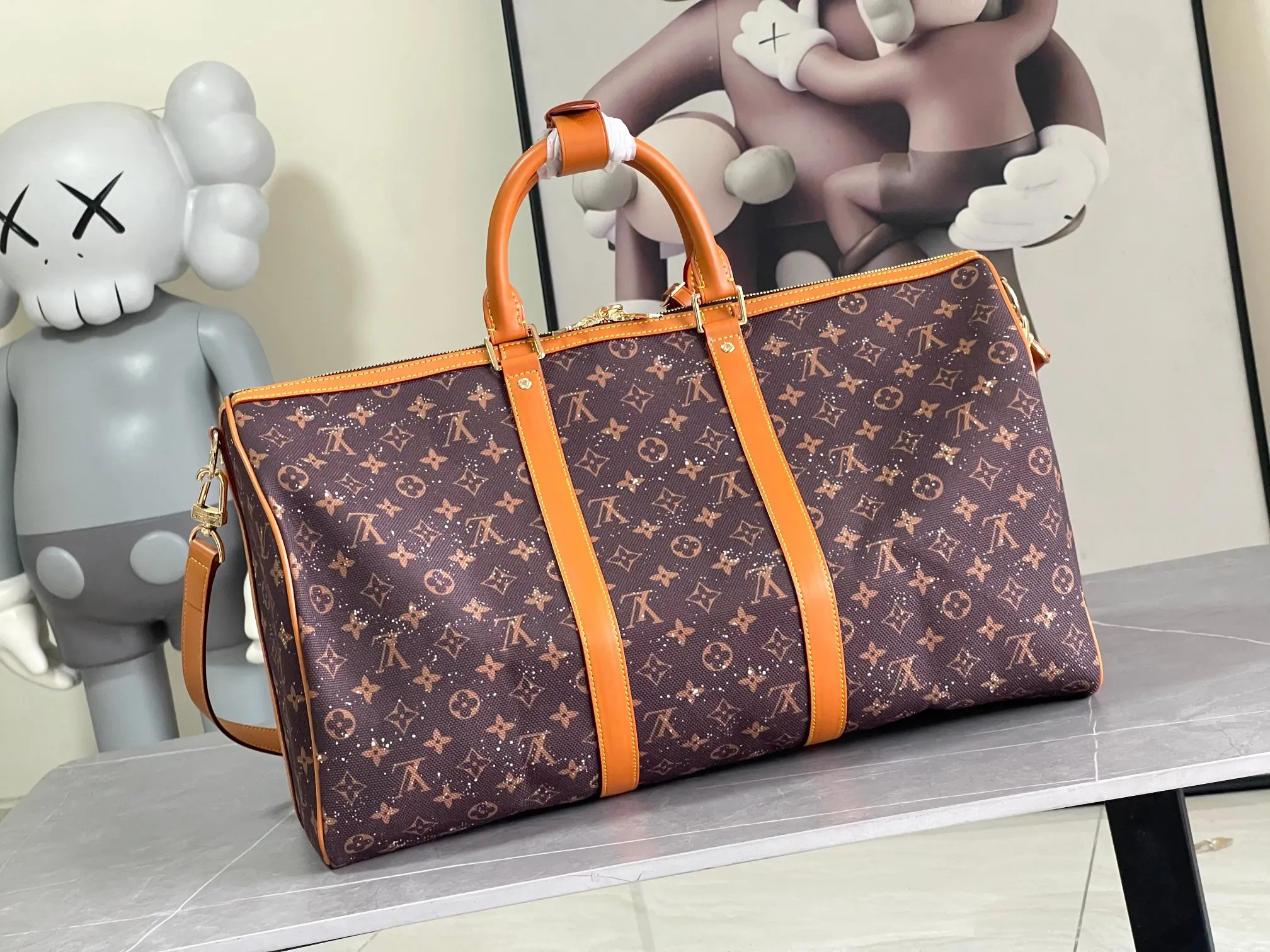 💰1340 Top original order new model arrived M13977 transcoding chip canvas series LV2025 spring and summer and Takashi Murakami joint model Fashion is a cycle to celebrate the 20th anniversary of the joint brand Size: 50.0X29.0X23.0cm