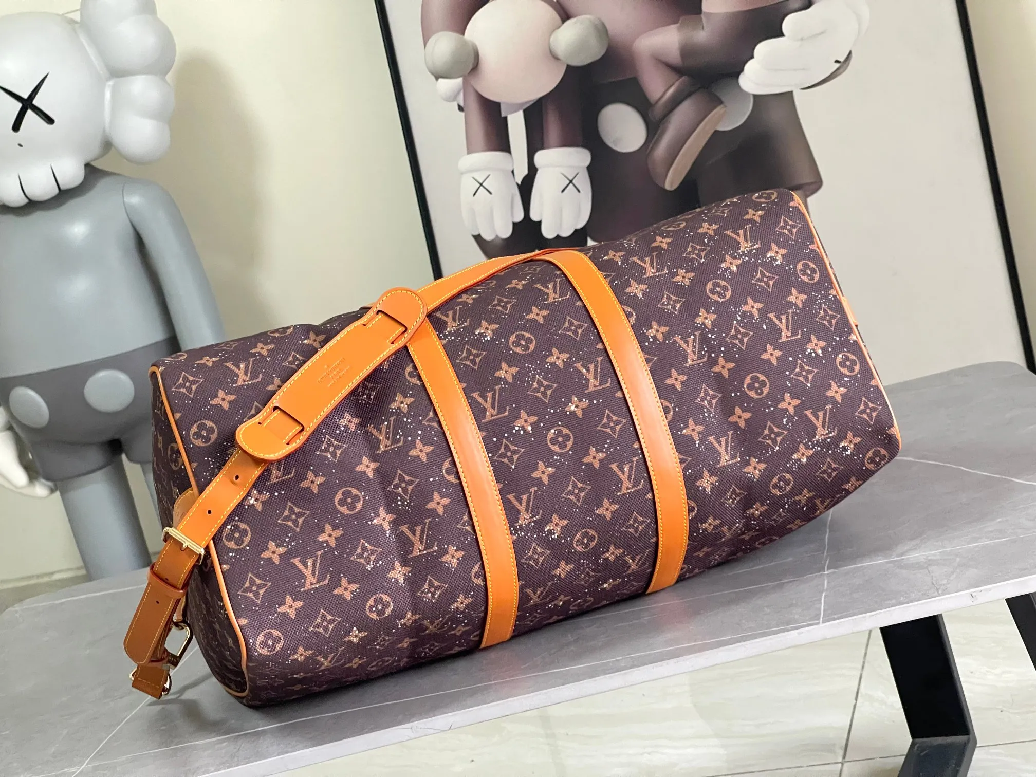 💰1340 Top original order new model arrived M13977 transcoding chip canvas series LV2025 spring and summer and Takashi Murakami joint model Fashion is a cycle to celebrate the 20th anniversary of the joint brand Size: 50.0X29.0X23.0cm