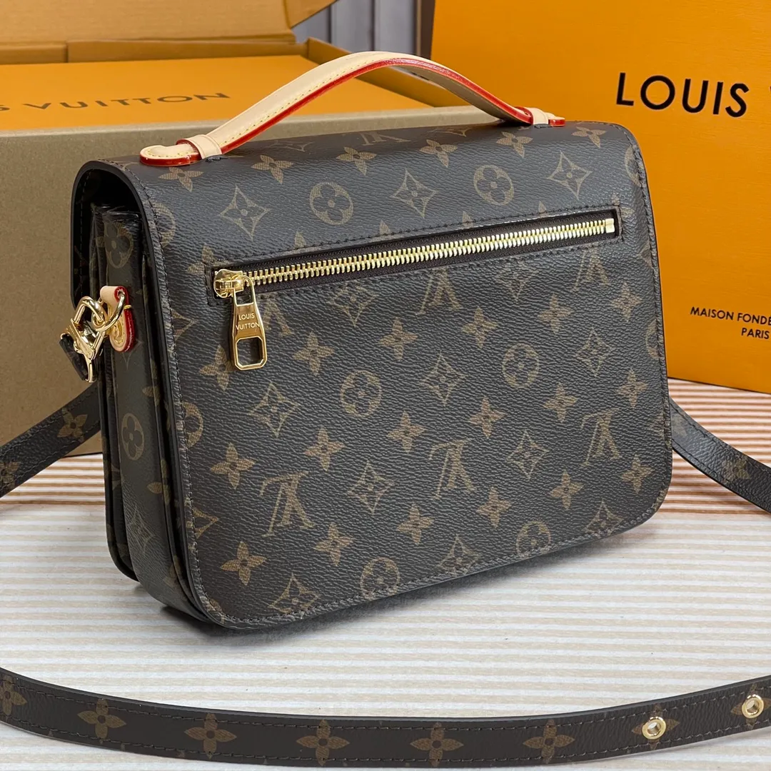 [Upgraded version] P640🐶Upgraded version. High quality. Semi-steel hardware. ❣️With complete packaging⚜️M44875 presbyopia. The latest version is shipped. The compact shape of the Métis handbag exudes elegance. Made of soft Monogram canvas, compact size with many practical pockets and compartments Dimensions: 25 x 19 x 9 cm