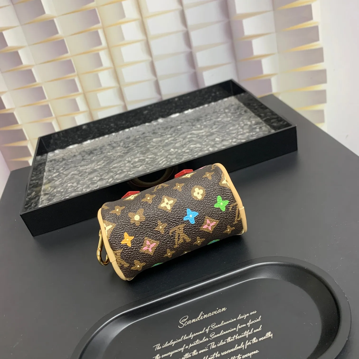 💰200 shipped😍 MINI KEEPALL bag charm and keychain ☀️Louis Vuitton Louis Vuitton lv mini pillow bag pendant ☀️This Mini Keepall bag charm and keychain condenses the classic handbag configuration, boldly showing the spirit of adventure. Monogram canvas with LV inscribed hook buckle, whether hung on a belt or handbag, its zipper closure and built-in keychain ensure secure storage