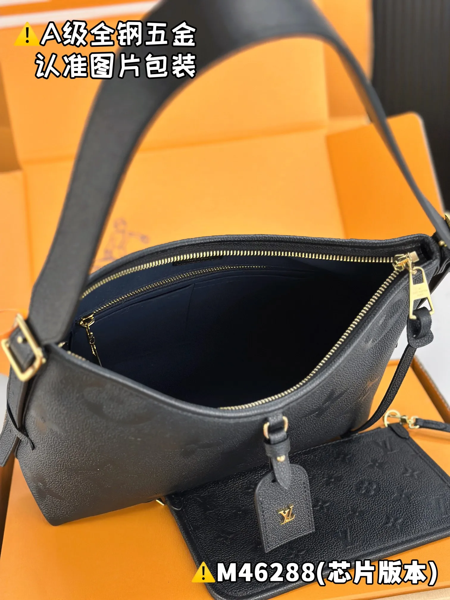 💰2360 [Authentic grade] [Special grade MB original leather] CARRYALL small handbag Model: M46288 Material: A+ grade all-steel hardware, imported original leather Packing: Full set of special grade duty-free MB packaging Dimensions: 24 x 12 x 29.5 cm