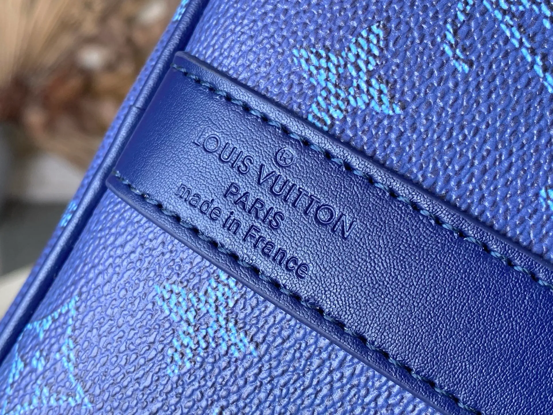💰1280 Top original order M26864 blue 163c01 dynamic chip 2026 early spring men's bag crossbody handbag Region: Paris Quarter: 2026 early spring brand: Louis Vuitton Louis Vuitton (available in November) 26 early spring Heritage Keepall 50 size 50.0X29.0X23.0 cm