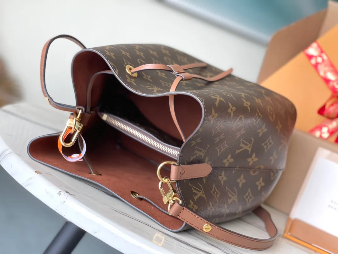 💰760 Top original order M44887 Caramel color Exclusive physical picture shooting Support inspection comparison NEONOE bucket bag This product has passed strict inspection and is flawless. Please wear gloves when touching the product. This product is not returnable. Please confirm the product first and then disassemble the label on the handle. This product is temporarily not open to the public, only for regular customers, and is in short supply. Size: 25×17×26cm