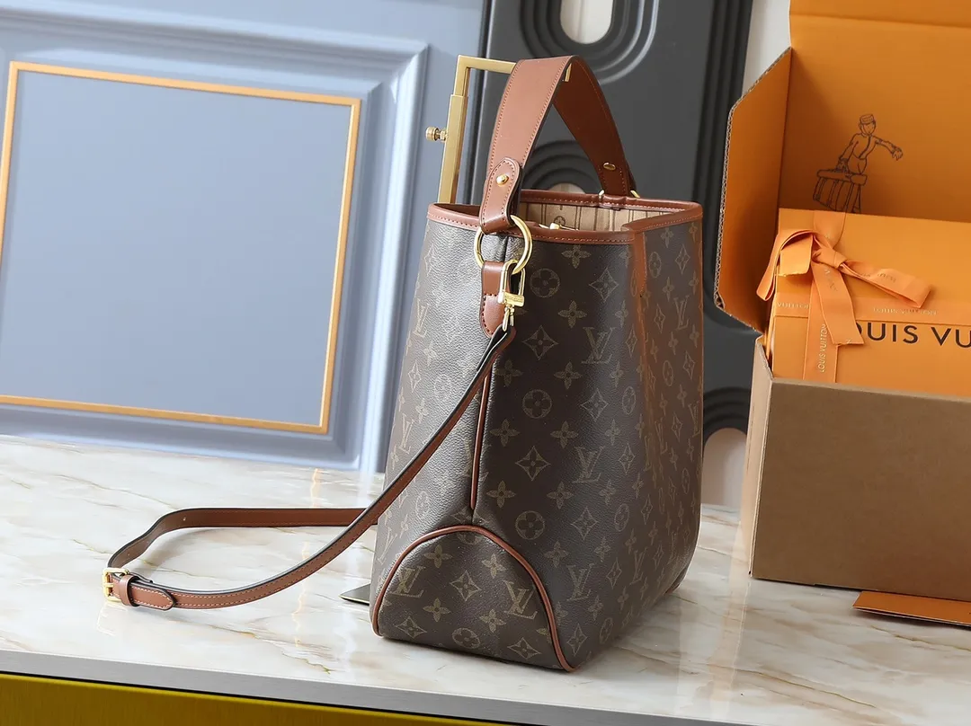 💰220💰Upgraded from the original M40352 Internet celebrity popular second-hand bag GRACEFUL shopping bag with shoulder strap. Original monogram canvas texture. Exquisite pattern. Fashionable. Suitable for mixing and matching of various styles. Lightweight and large capacity design. Lightweight and practical. Dimensions: 46 × 30.0 × 13cm