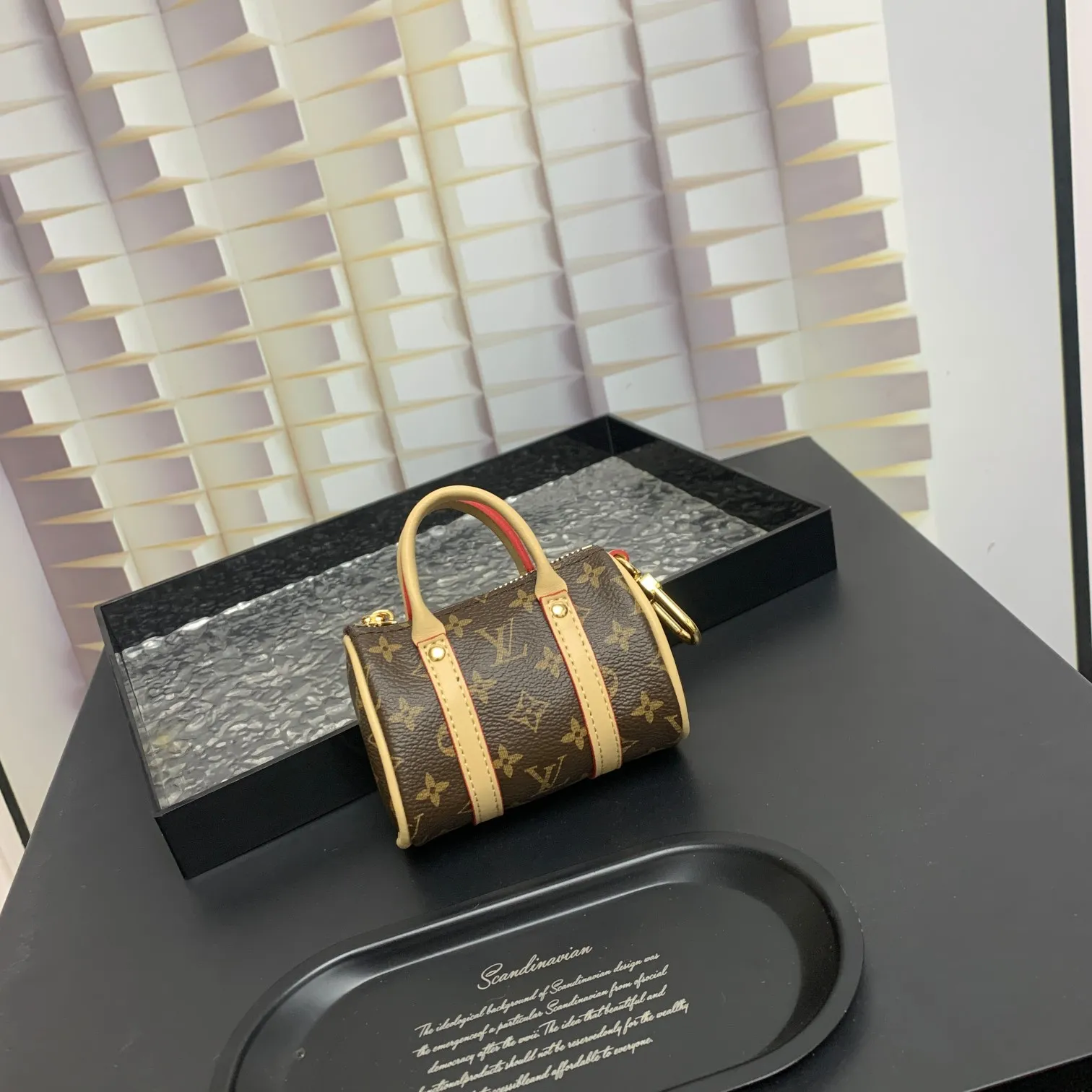 💰200 shipped😍 MINI KEEPALL bag charm and keychain ☀️Louis Vuitton Louis Vuitton lv mini pillow bag pendant ☀️This Mini Keepall bag charm and keychain condenses the classic handbag configuration, boldly showing the spirit of adventure. Monogram canvas with LV inscribed hook buckle, whether hung on a belt or handbag, its zipper closure and built-in keychain ensure secure storage