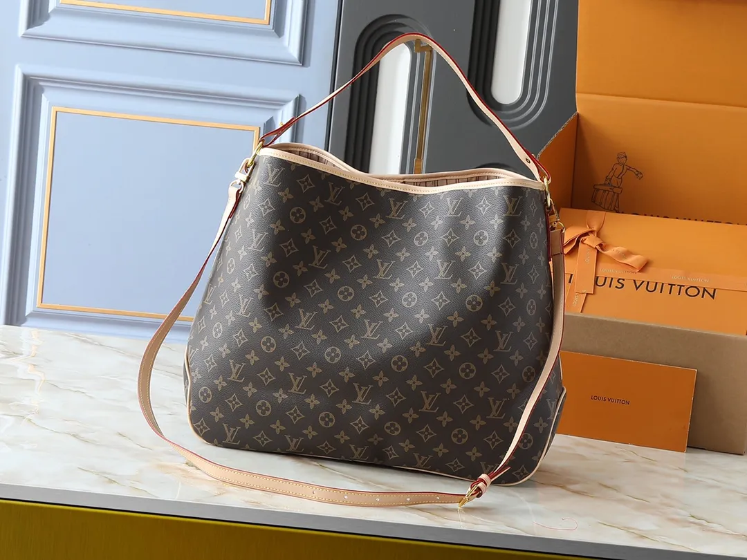💰280💰Upgraded from the original M40354 Internet celebrity popular second-hand bag GRACEFUL shopping bag, original monogram canvas texture with all-steel hardware, exquisite pattern and fashionable style, suitable for mixing and matching of various styles, lightweight and super large capacity design, lightweight and practical. Size: 58×32×21cm