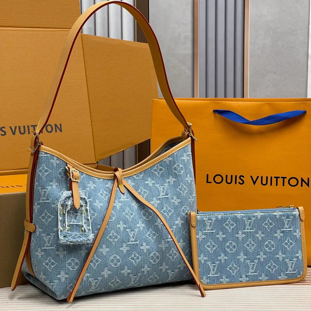 [Upgraded version] P600🐶Upgraded version. High quality. Semi-steel hardware ❣️M46203🐶 Comes with a complete set of packaging [Celebration] Denim denim series CARRYALL small handbag CarryAll small handbag is made of Monogram canvas and leather trim, making it a personal companion for urban life. The generous construction has a neat interior and a large interior pocket adds a functional element. Monogram canvas zippered clutch secured with leather strap. Dimensions: 29 x 24 x 12 cm
