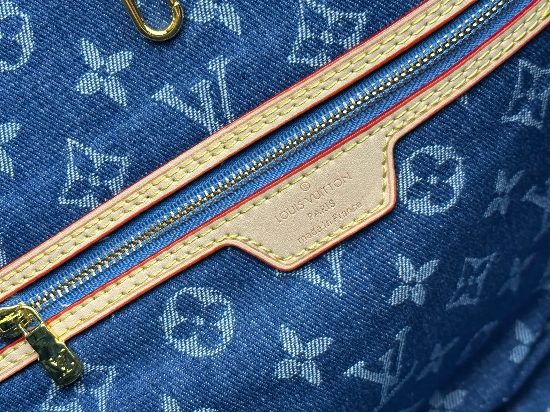 P280 M13192 M40995 M46865 Upgraded original embroidered jacquard cherry Lv co-branded cherry series🍒Neverfull classic denim denim shopping bag! Hardcore product! A classic that cannot be copied! The most classic and best-selling color! There is texture! Tasty! Everyone can feel it after getting it! Size: 32X15X28