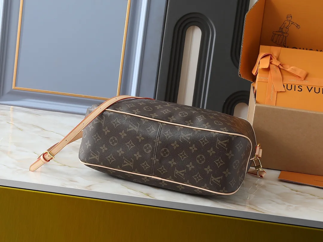 💰240💰Upgraded from the original M40352 Internet celebrity popular second-hand bag GRACEFUL shopping bag with shoulder strap. Original monogram canvas texture. Exquisite pattern. Fashionable. Suitable for mixing and matching of various styles. Lightweight and super large capacity design. Lightweight and practical. Dimensions: 46 × 30.0 × 13cm