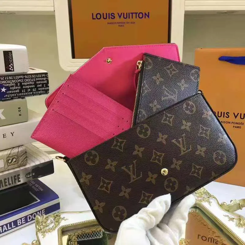 All categories Official website "Brand Women's Bags" Women's Bags 💙 LV 2022 official new LV three-piece handbag wholesale 5800800 High quality Size: 21-11-2CM