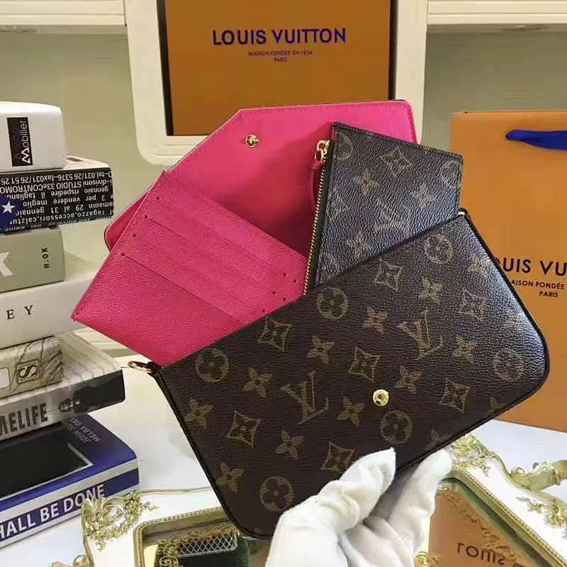 All categories Official website "Brand Women's Bags" Women's Bags 💙 LV 2022 official new LV three-piece handbag wholesale 5800800 High quality Size: 21-11-2CM