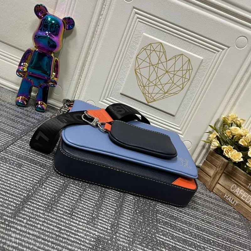 All categories Official website "Brand Women's Bags" Women's Bags 💙 LV replica LV, fine imitation LV bags, LV shoulder bags, 2023 official latest version LV messenger bag, bag factory, original material, size: 25-18.5-7CM
