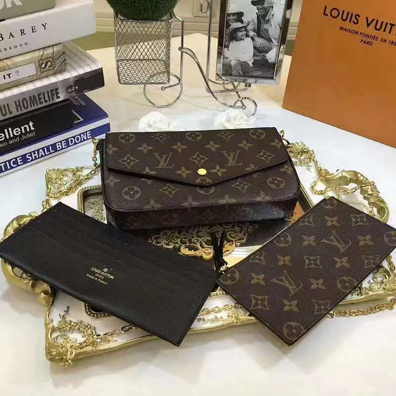 All categories Official website "Brand Women's Bags" Women's Bags 💙 LV 2022 official new LV three-piece handbag wholesale 5800800 High quality Size: 21-11-2CM