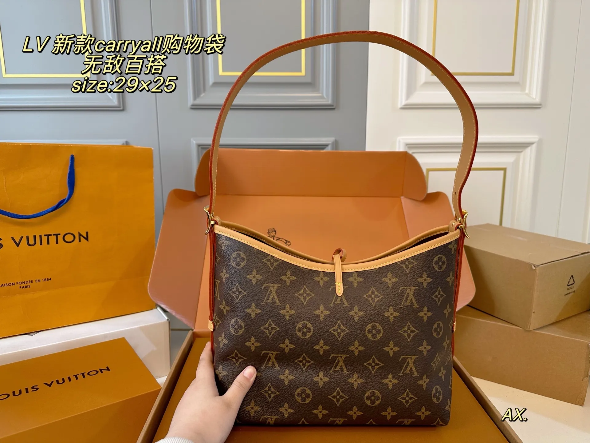 All categories Official website "Brand Women's Bags" Women's Bags 💙 LV 2025 new LV armpit bag